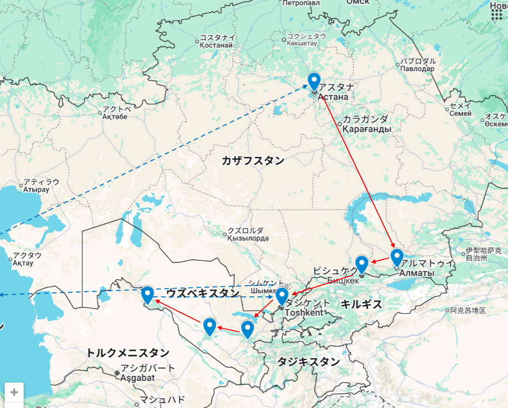 中央アジア旅まとめ
